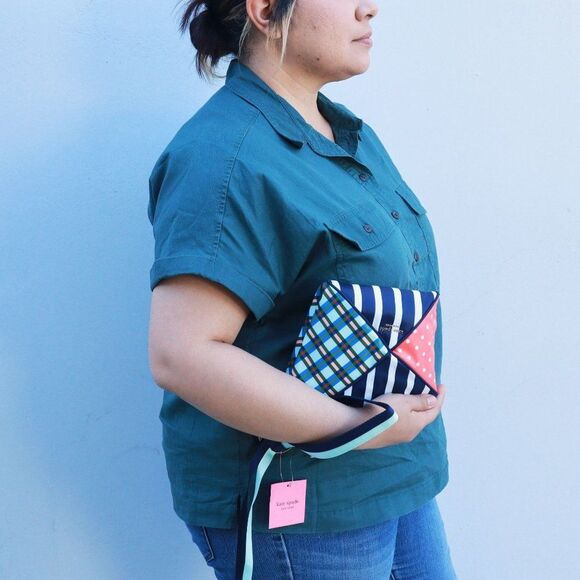 NWT Kate Spade Scarf Patchwork Skye Kite Handbag Bag - Picture 3 of 16